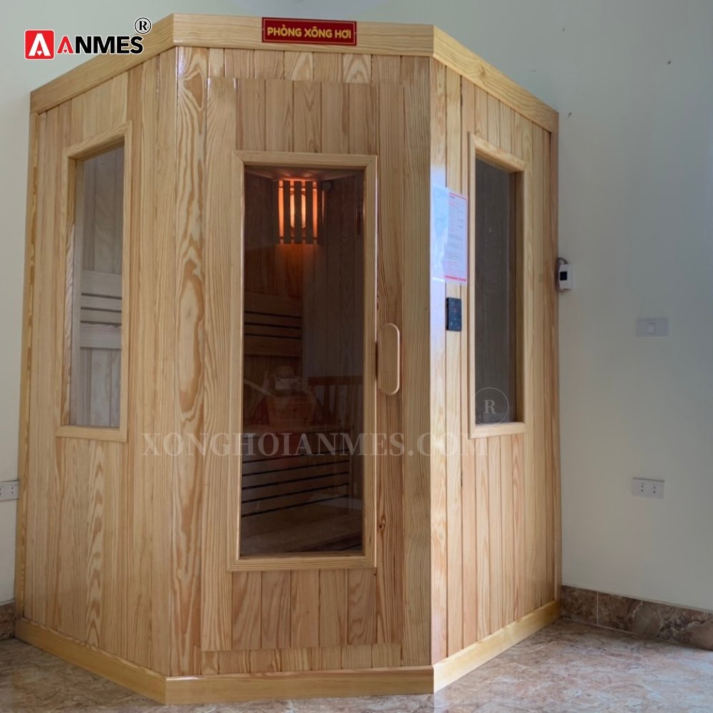 Thiết kế phòng xông hơi khô 2 người